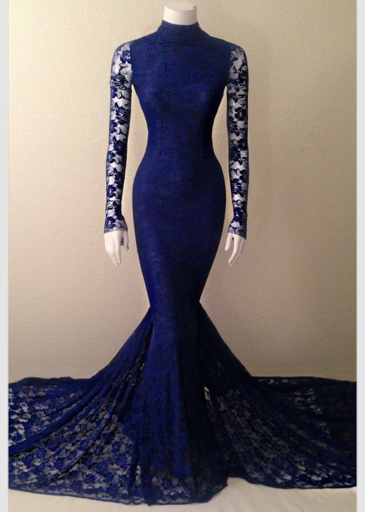 With Long Sleeve Dresses for Formal Occasion