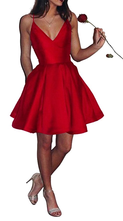 Juniors Short Party Dresses with Straps